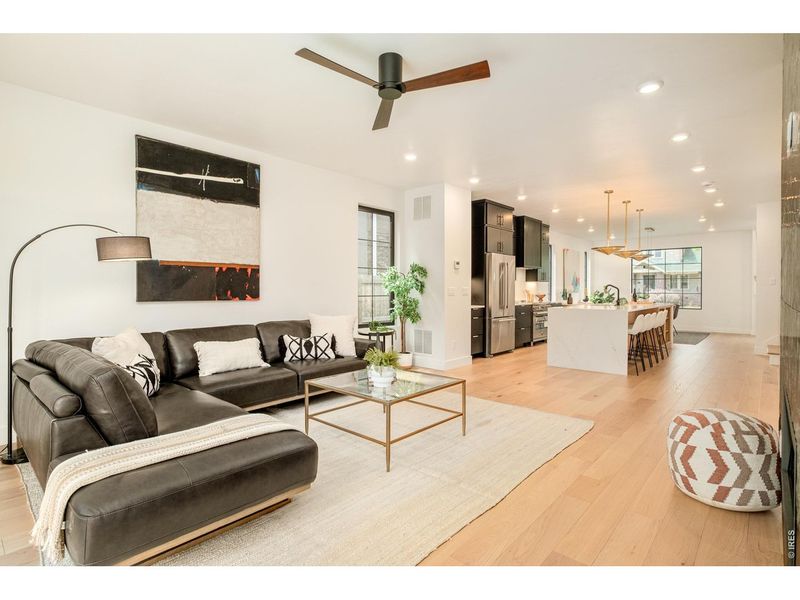 Furnished interior view inside a new home in , Denver (Image 14).