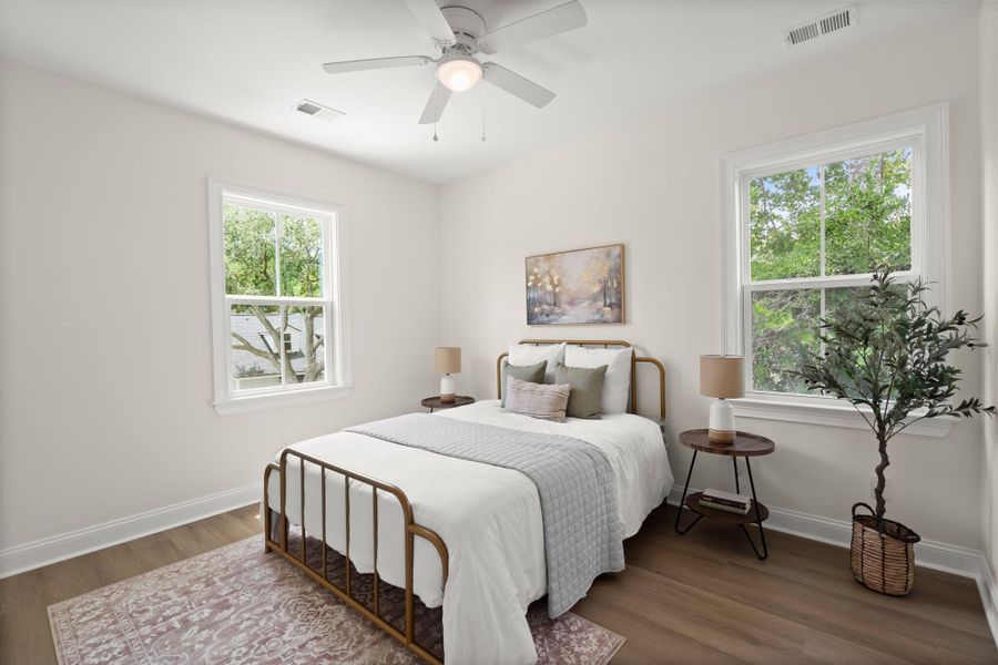 Furnished interior view inside a new home in , Charleston (Image 9).