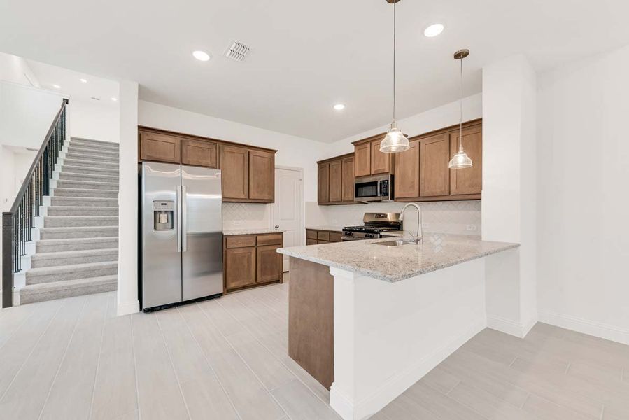 Representative furnished interior of a home built from the Eastholme by Pacesetter Homes in Elevon, Lavon (Image 6).