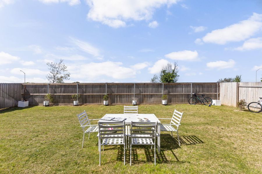 Exterior details and patio area of a home in Nolina, Georgetown (Image 3). Exterior details and patio area of a home in Nolina, Georgetown (Image 3).