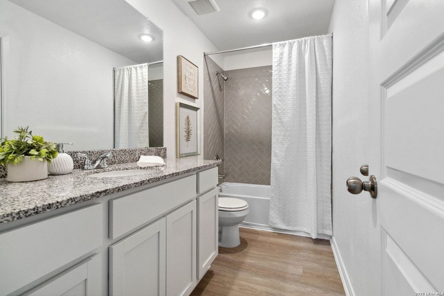 Furnished interior view inside a new home in Bonita Vista, Pleasanton (Image 7). Furnished interior view inside a new home in Bonita Vista, Pleasanton (Image 7).