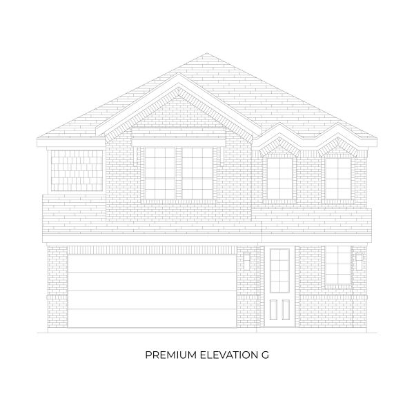 Representative rendering of the exterior for the Jackson Select F by First Texas Homes (Image 11). Representative rendering of the exterior for the Jackson Select F by First Texas Homes (Image 11).