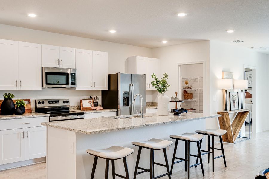 Furnished interior view inside a new home in Palm Wind, Hudson (Image 13).