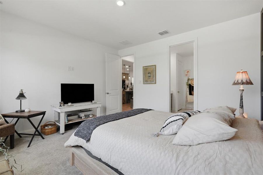 Furnished interior view inside a new home in Cross Creek Meadows, Celina (Image 15).