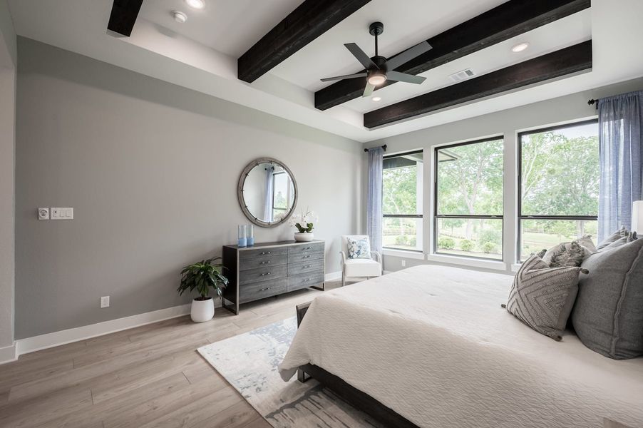 Representative furnished interior of a home built from the Meritage by Tri Pointe Homes in Legacy Grove, Montgomery (Image 17).