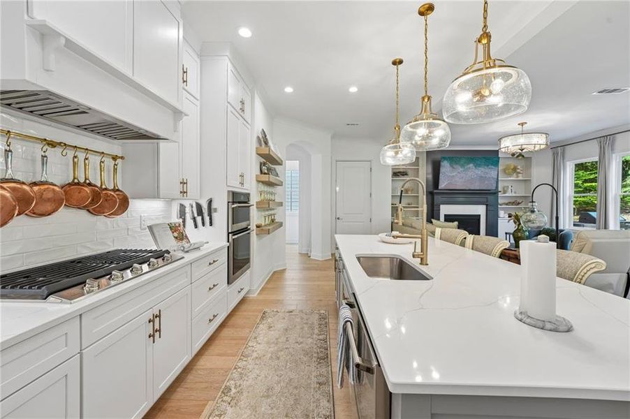 Furnished interior view inside a new home in Lakeside at River Green, Canton (Image 52).