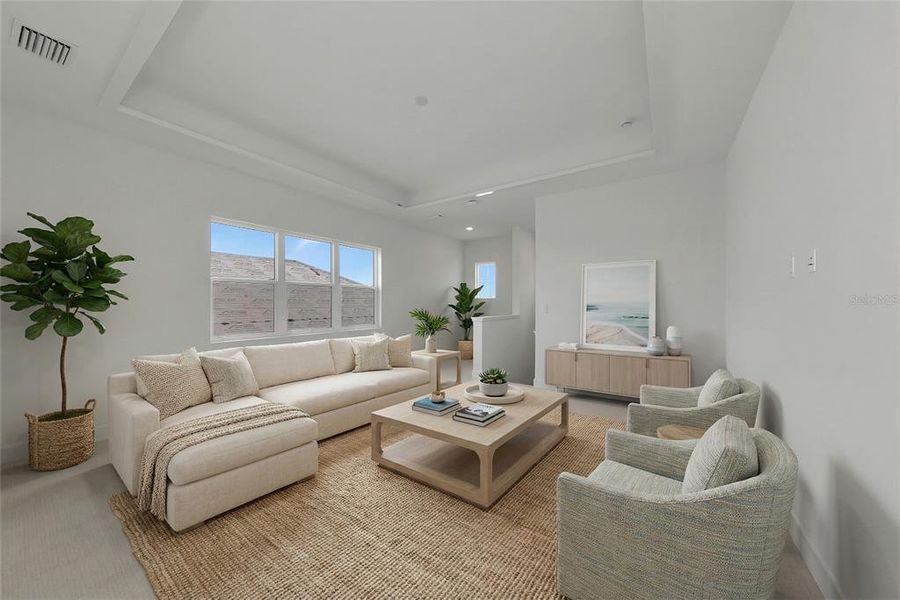 Furnished interior view inside a new home in , Sarasota (Image 19).
