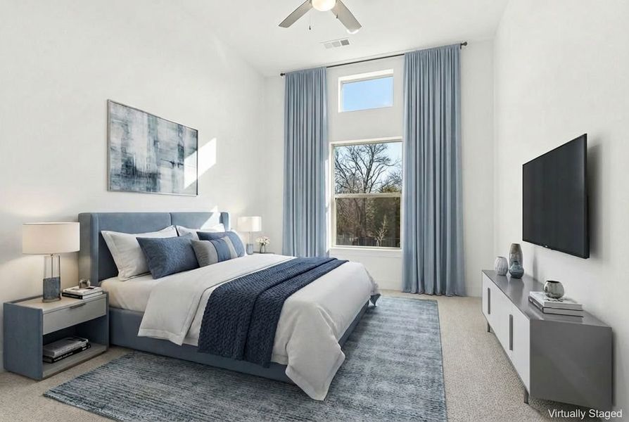Furnished interior view inside a new home in Cottonwood Creek, Rowlett (Image 19).