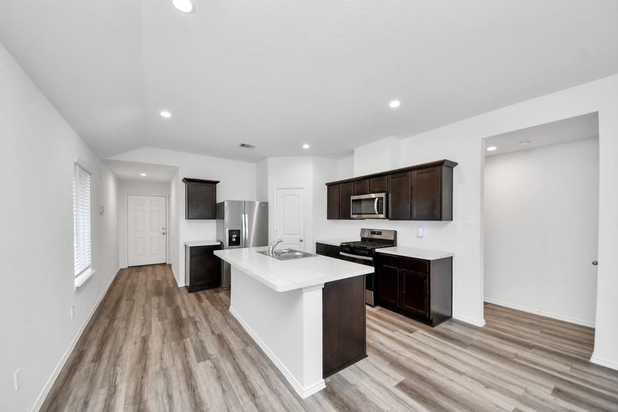 Furnished interior view inside a new home in Legacy Park, Houston (Image 13).