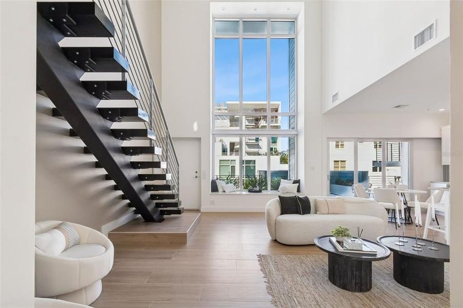 Furnished interior view inside a new home in , Sarasota (Image 81).