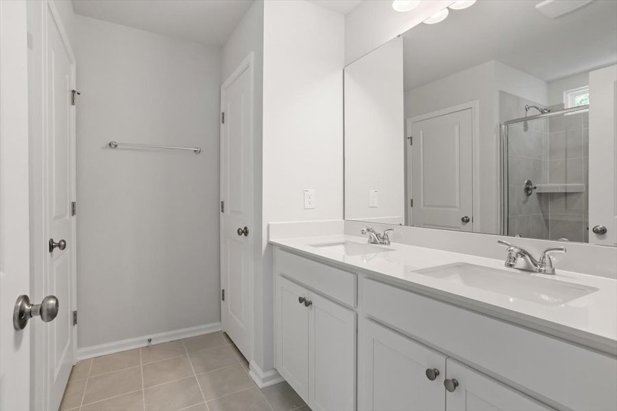 Furnished interior view inside a new home in Cambridge Reserve, Angier (Image 12).