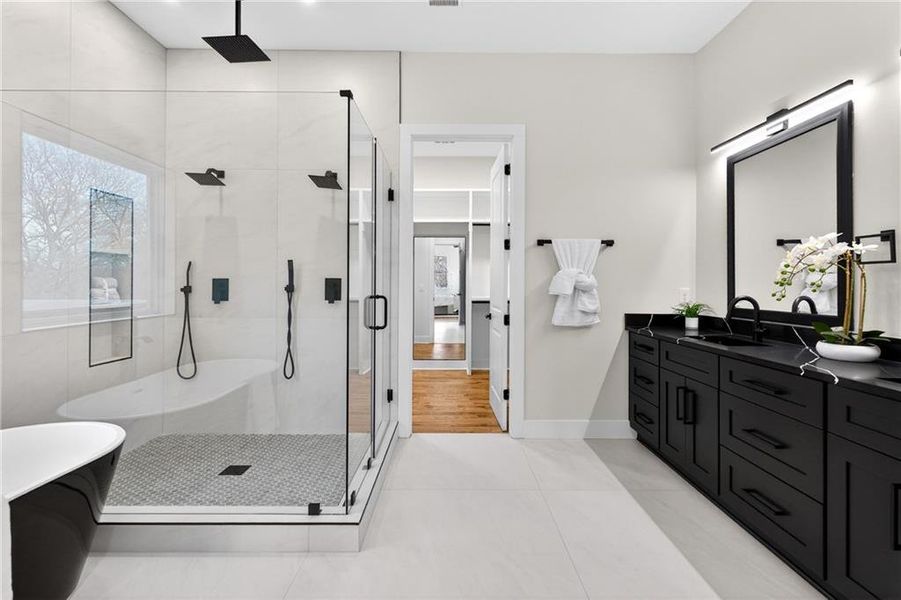 Furnished interior view inside a new home in , Atlanta (Image 6).