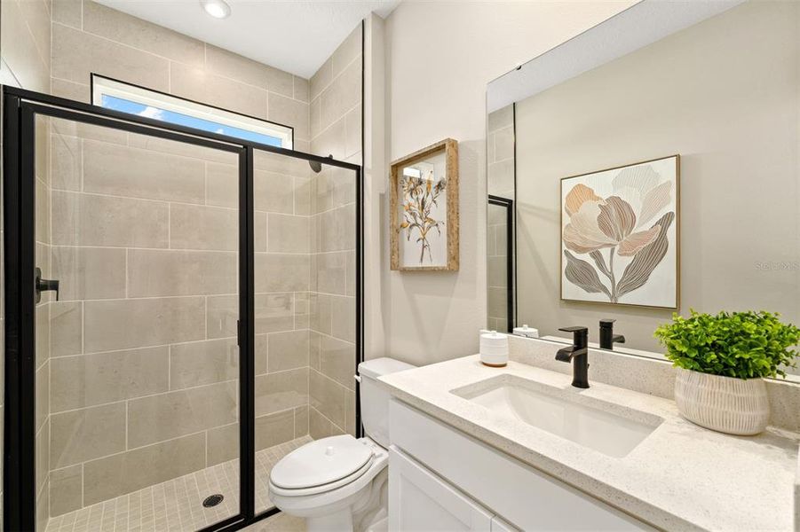 Furnished interior view inside a new home in Rainwood, Groveland (Image 20).