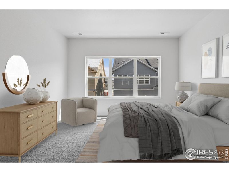 Furnished interior view inside a new home in , Loveland (Image 16).