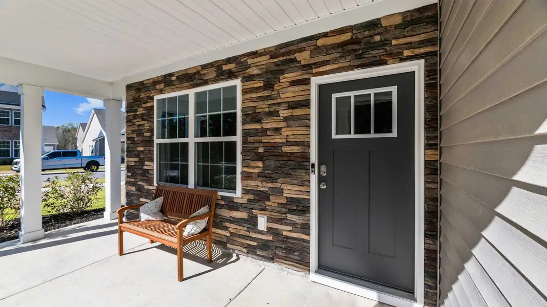 Exterior details and patio area of a home in West New Bern, New Bern (Image 3). Exterior details and patio area of a home in West New Bern, New Bern (Image 3).