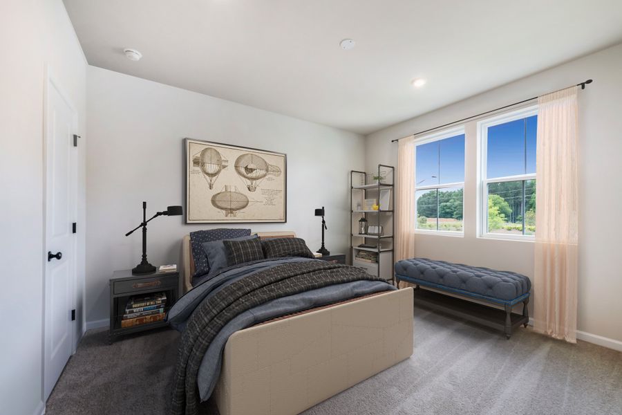 Representative furnished interior of a home built from the Fulton Ii by Beazer Homes in Easton Walk, Lawrenceville (Image 13).