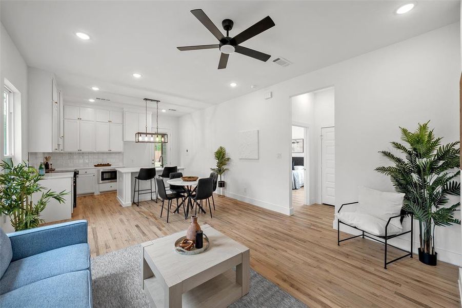 Furnished interior view inside a new home in , Hillsboro (Image 6).