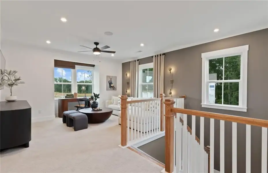 Furnished interior view inside a new home in Silverwood, Cumming (Image 20). Furnished interior view inside a new home in Silverwood, Cumming (Image 20).
