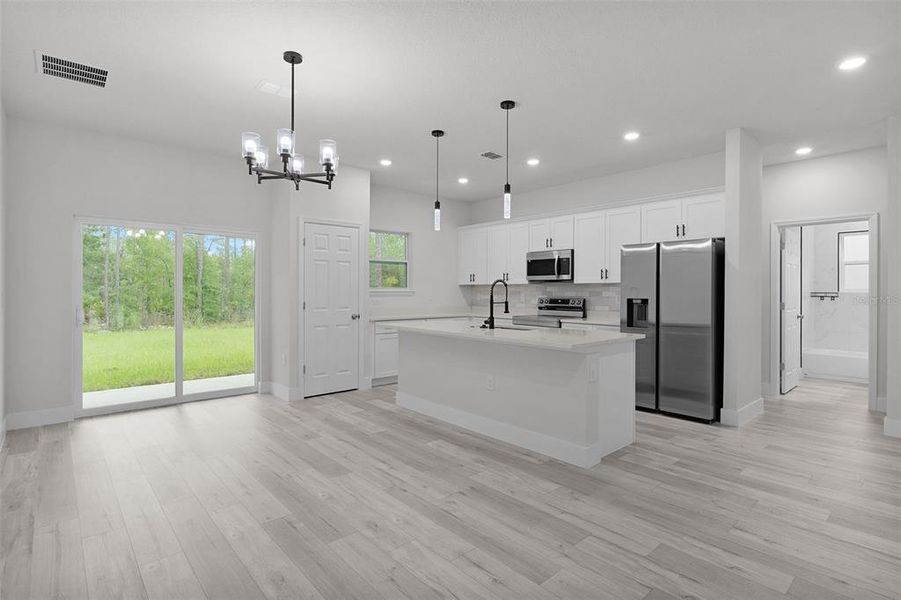 Furnished interior view inside a new home in , Citrus Springs (Image 10).