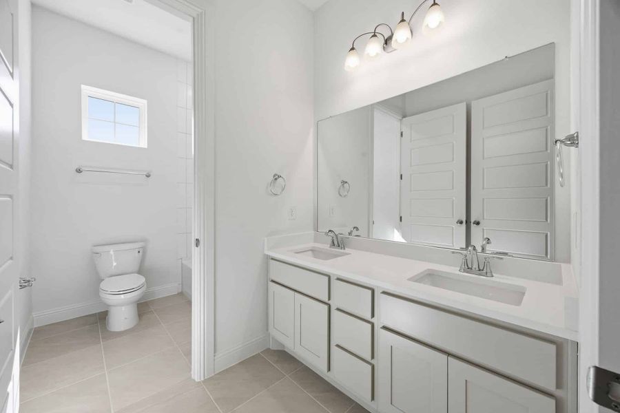 Furnished interior view inside a new home in Highland Crossing, Celina (Image 12).