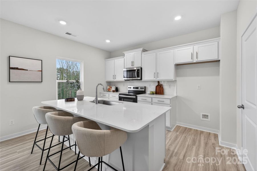 Furnished interior view inside a new home in Lakeshore at Windstone, Mooresville (Image 16).