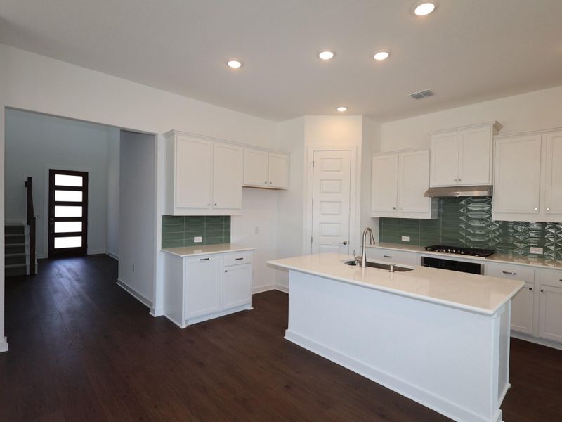 Furnished interior view inside a new home in Marble Creek Crossing, Austin (Image 7). Furnished interior view inside a new home in Marble Creek Crossing, Austin (Image 7).