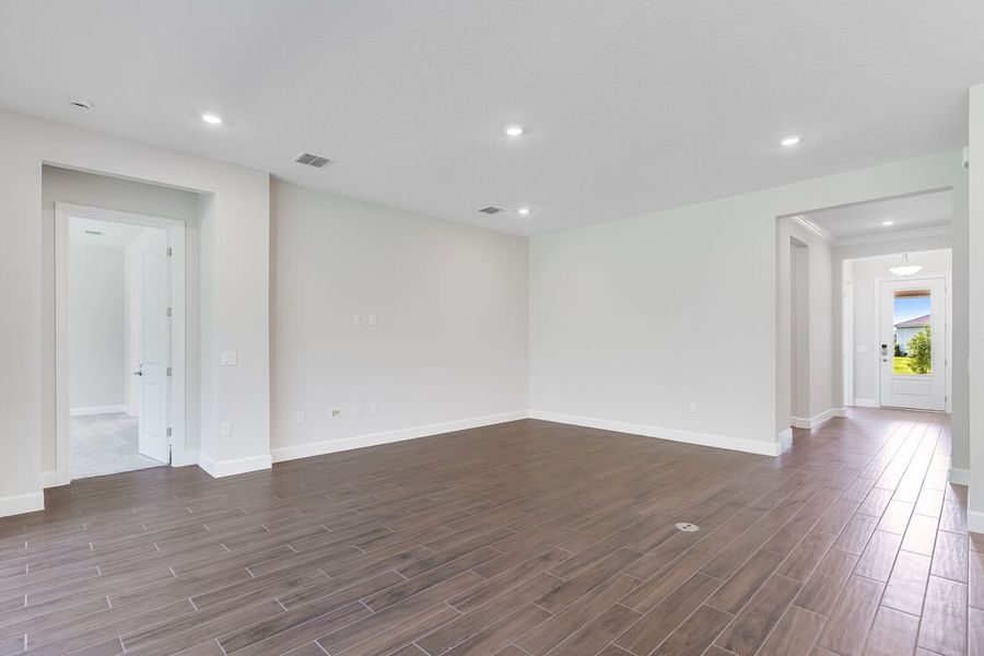 Representative unfurnished interior of a home built from the Letizia by Taylor Morrison in Esplanade at Center Lake Ranch, St. Cloud (Image 15).