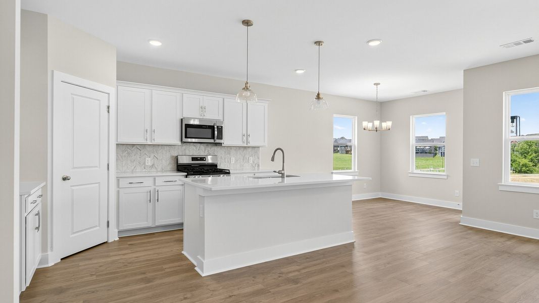 Furnished interior view inside a new home in McClure Farms, Columbia (Image 10). Furnished interior view inside a new home in McClure Farms, Columbia (Image 10).