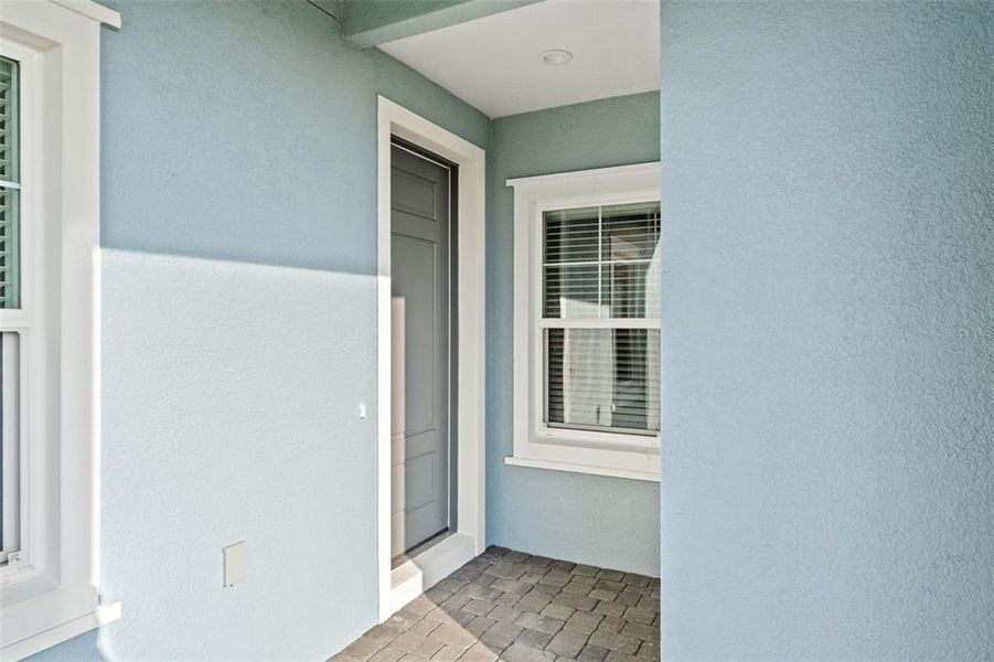 Exterior details and patio area of a home in Palm Grove, Lakewood Ranch (Image 3). Exterior details and patio area of a home in Palm Grove, Lakewood Ranch (Image 3).