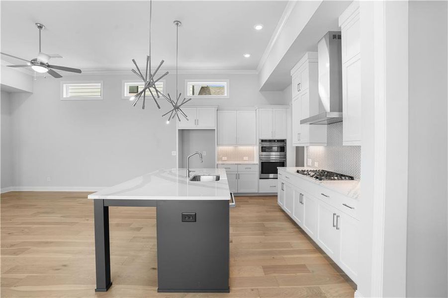 Furnished interior view inside a new home in Promenade at Sawnee Village, Cumming (Image 11). Furnished interior view inside a new home in Promenade at Sawnee Village, Cumming (Image 11).