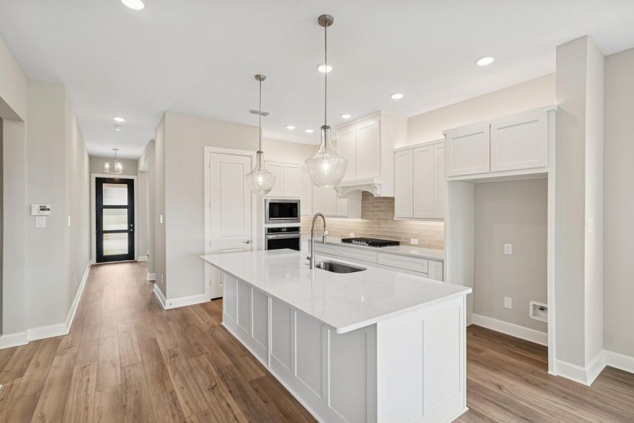 Furnished interior view inside a new home in ARTAVIA 45' Homesites, Conroe (Image 12).