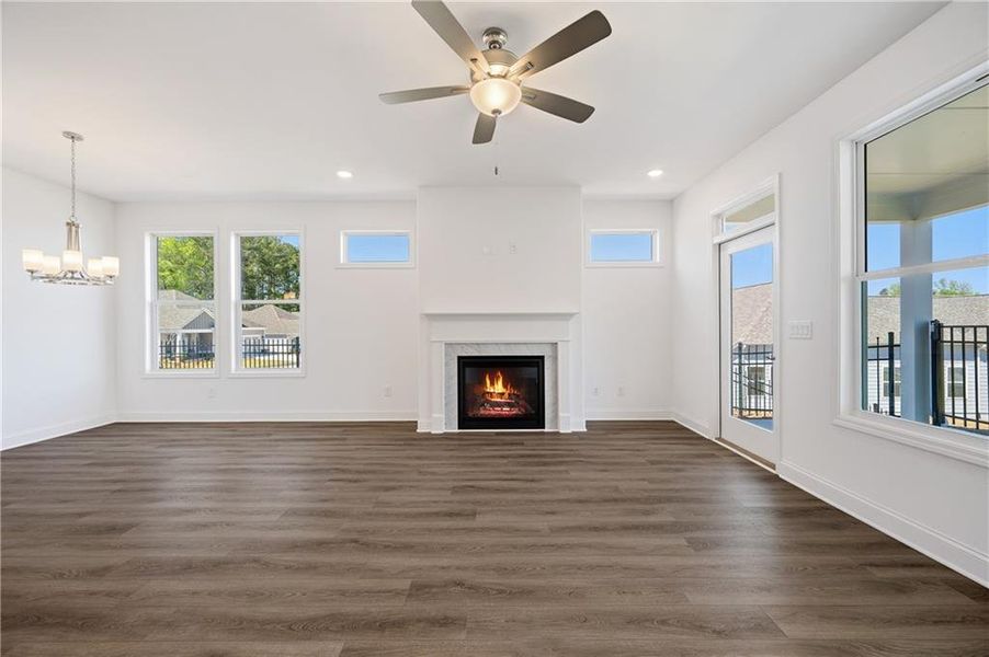 Spacious, unfurnished interior of a new home in Echols Farm, Hiram (Image 9).