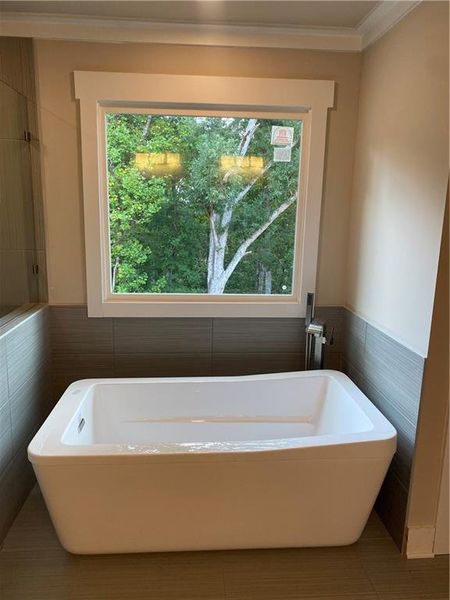 Furnished interior view inside a new home in , Flowery Branch (Image 26).