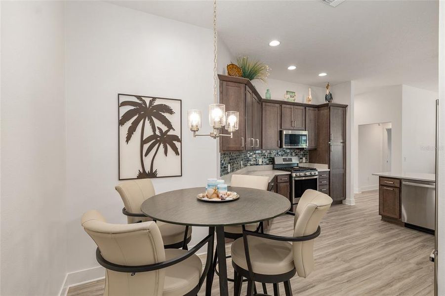 Furnished interior view inside a new home in , The Villages (Image 42).