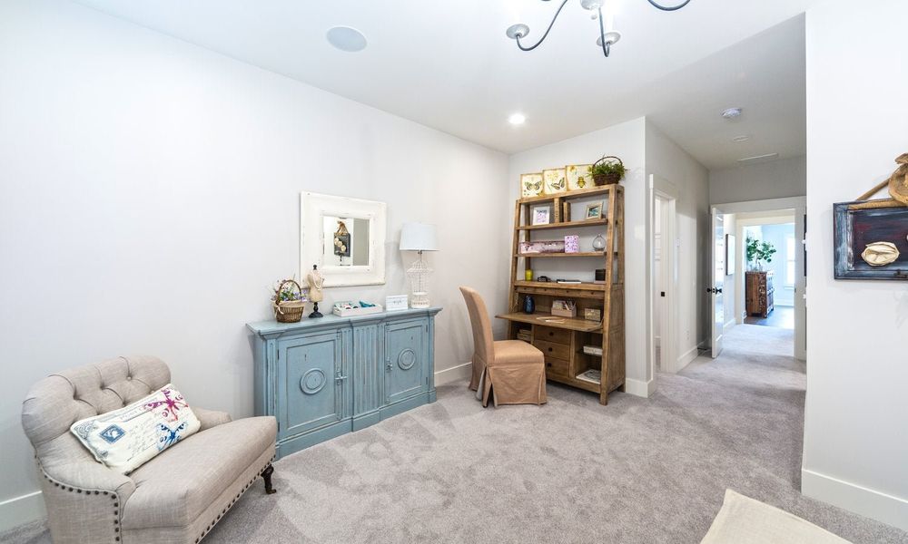 Representative furnished interior of a home built from the Marin by Classica Homes in McLean - Hunts Point, Belmont (Image 50).