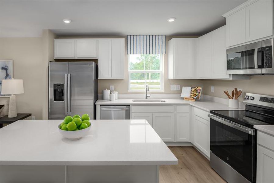 Representative furnished interior of a home built from the Chestnut by Ryan Homes in Highland Park Condos, White House (Image 2). Representative furnished interior of a home built from the Chestnut by Ryan Homes in Highland Park Condos, White House (Image 2).