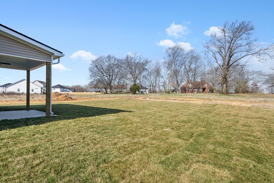 Representative exterior details of a home built from the Maui by Rockwood Homes in Garrettsburg Meadows, Clarksville (Image 4).