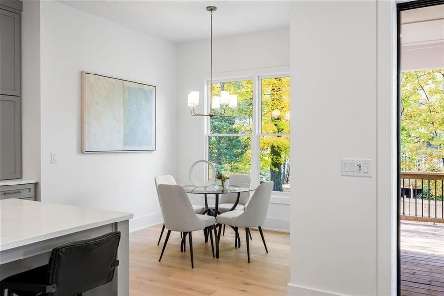 Furnished interior view inside a new home in , Chamblee (Image 13).