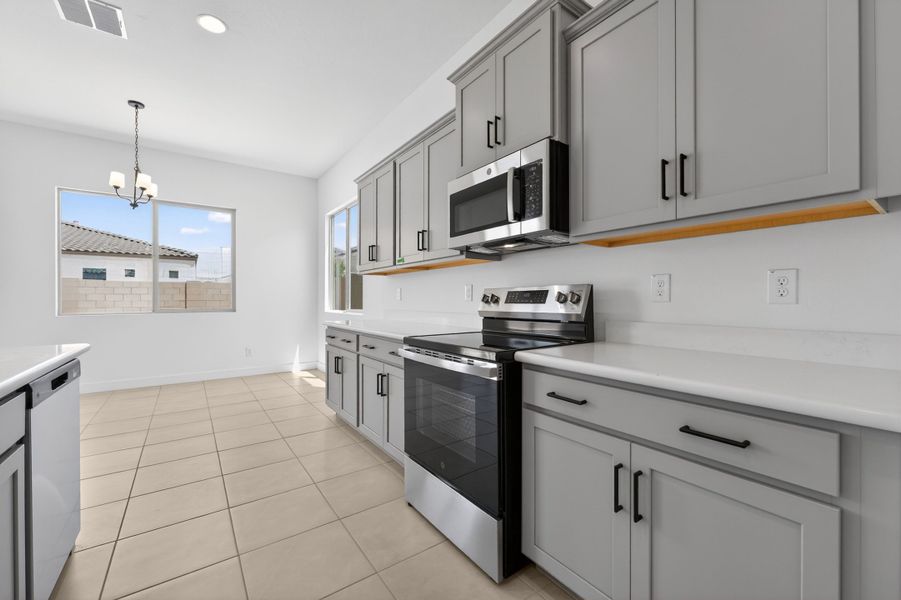 Furnished interior view inside a new home in Combs Ranch, San Tan Valley (Image 11).
