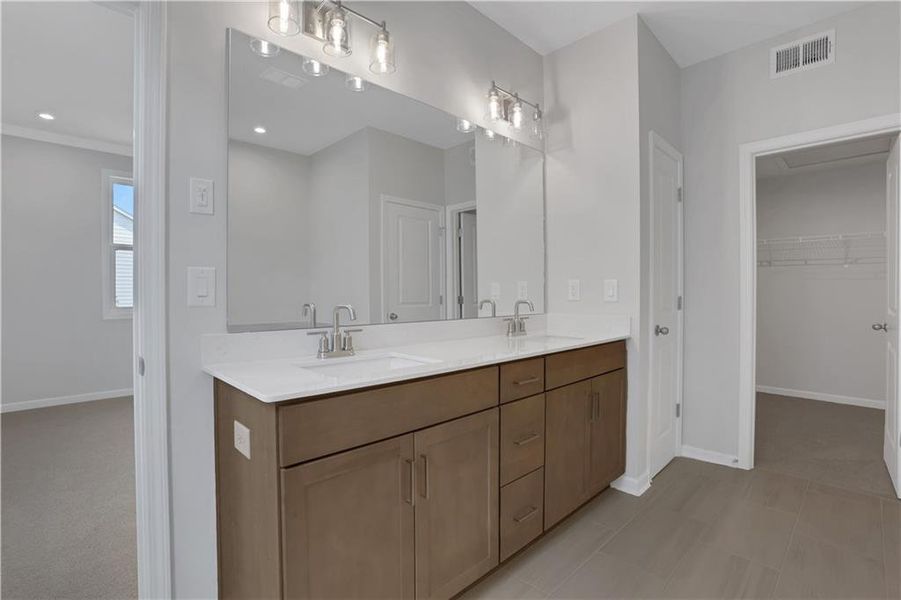 Furnished interior view inside a new home in The Paddocks at Doc Hughes, Buford (Image 12).