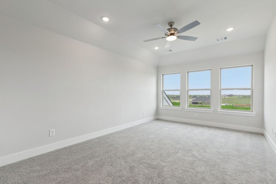 Representative unfurnished interior of a home built from the Yukon by Centre Living Homes in Ellis Ranch Estates, Waxahachie (Image 32). Representative unfurnished interior of a home built from the Yukon by Centre Living Homes in Ellis Ranch Estates, Waxahachie (Image 32).