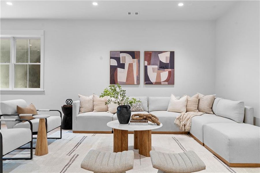 Furnished interior view inside a new home in , Atlanta (Image 30).