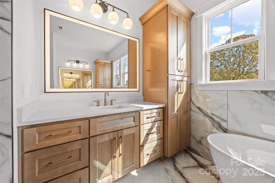 Primary Bath with Dual Vanities