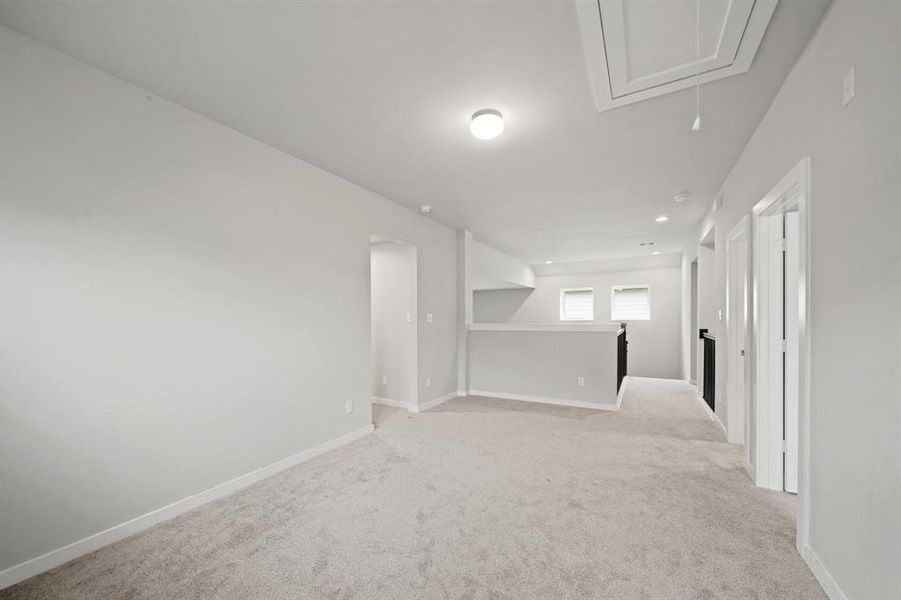 The upstairs game room is the ultimate playground for endless fun!