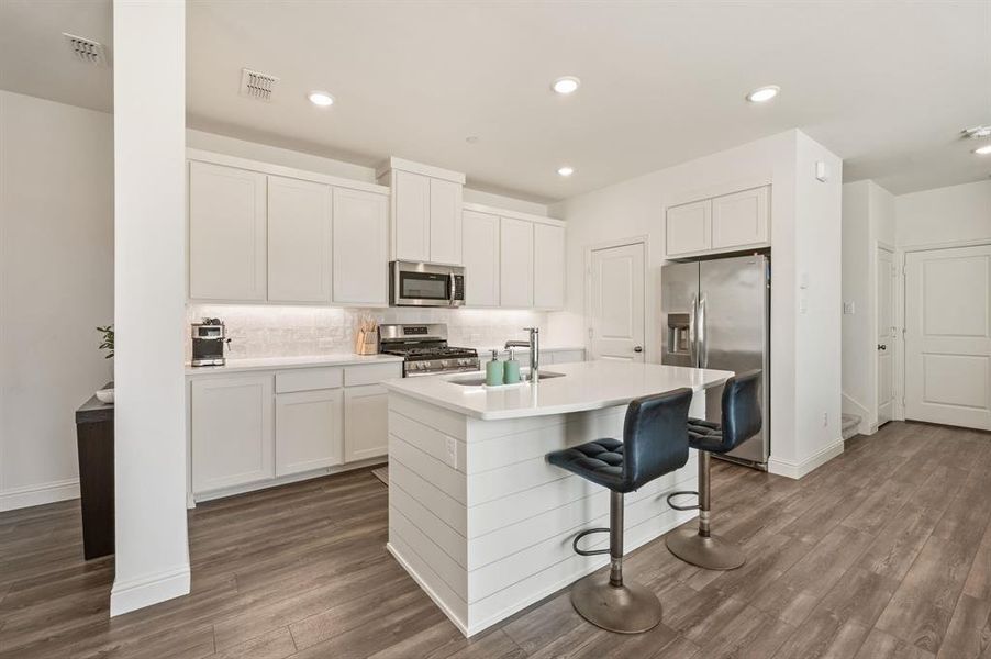 Furnished interior view inside a new home in , Garland (Image 9).