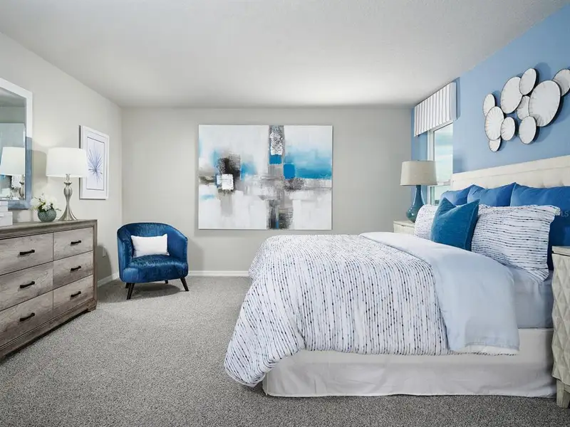 Furnished interior view inside a new home in Villamar - Signature Series, Winter Haven (Image 5).