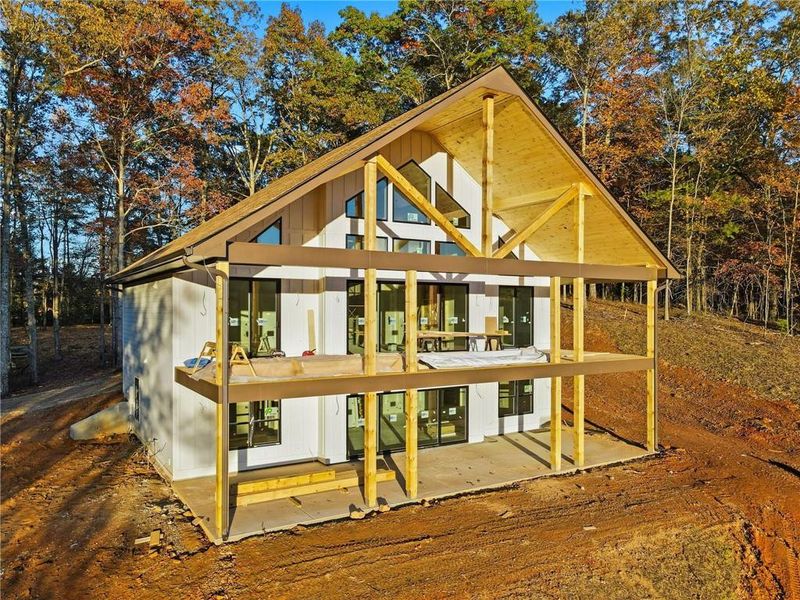 In-progress construction of a new home in , Ranger, GA (Image 10).
