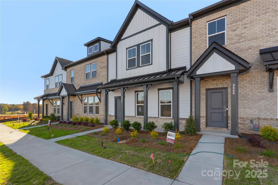 Front exterior of a new home in , Indian Land, SC, highlighting curb appeal (Image 26).