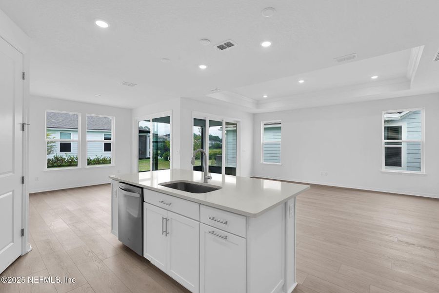 Furnished interior view inside a new home in Summer Bay at Grand Oaks, St. Augustine (Image 6).