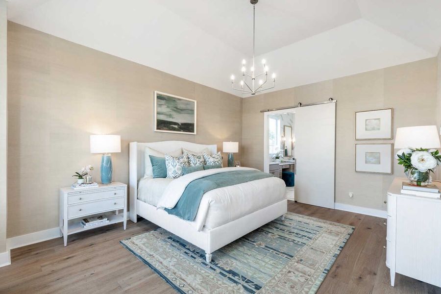 Representative Primary Bedroom - some options shown